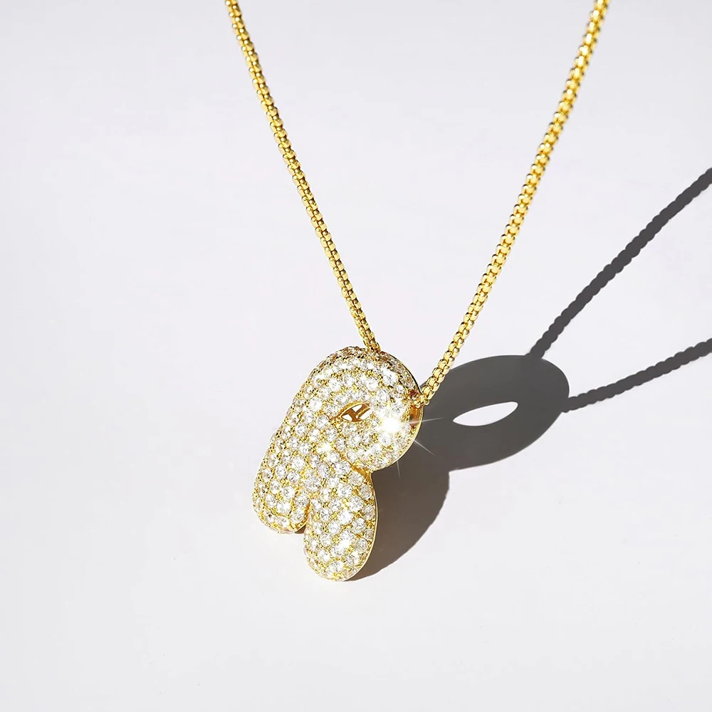 Collier lettres Bubble – Image 5