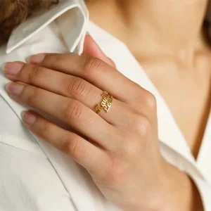 Bague Personnalisée Prénom Marie